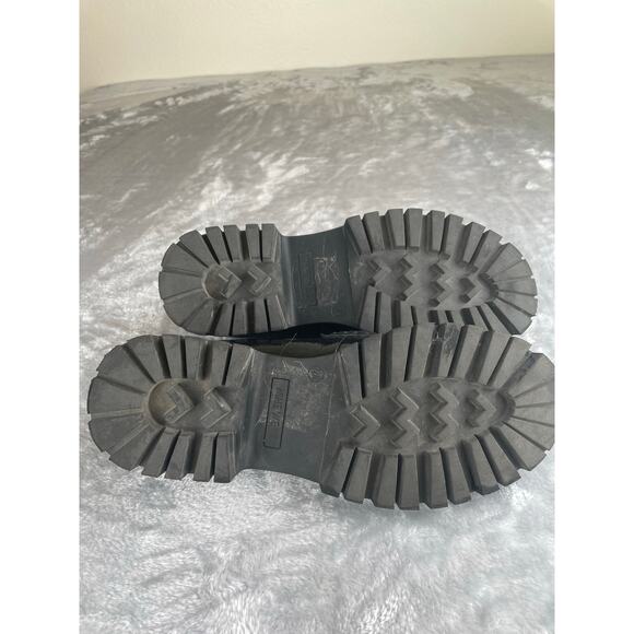 Y2K 90s Womens Loafers Sz 7.5 Chunky Whimsigoth Academia Preppy Witchy Platform - Picture 5 of 10